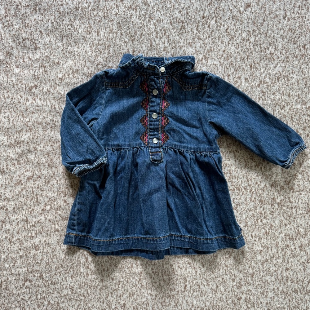 5/$25 Wrangler Baby Girl Denim Dress